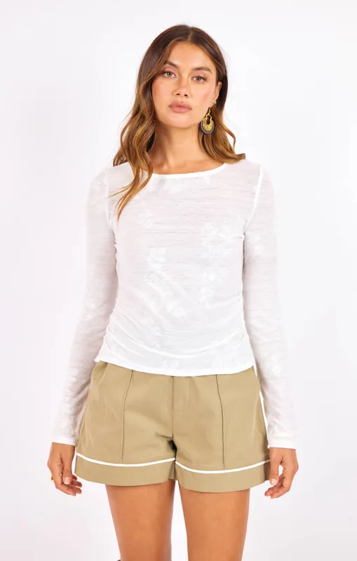 Precious Long Sleeve Knit Top