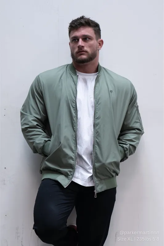 Premium Bomber Jacket Olive