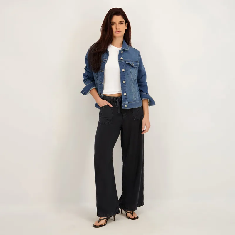 Project Indigo Knit Denim Denim Jacket