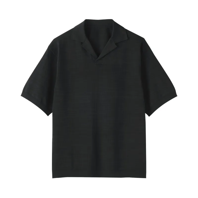 Quick Dry Open Collar Shirt