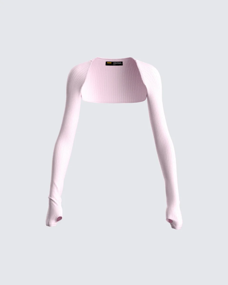 Rai Pink Rib Knit