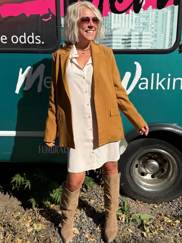 Ramona Blazer In Camel