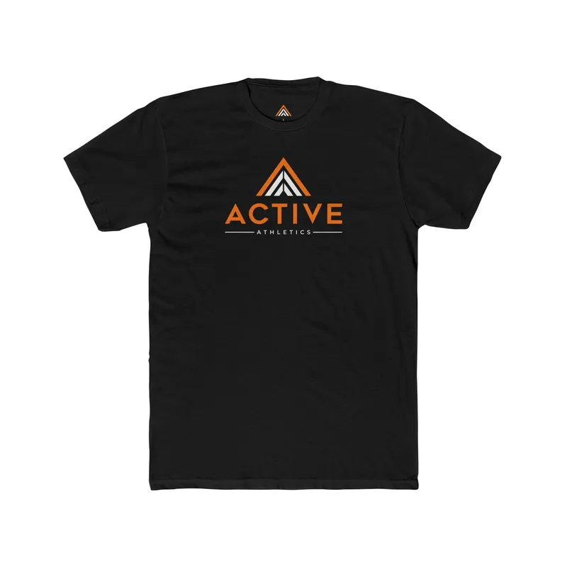 Red Active Crew Tee