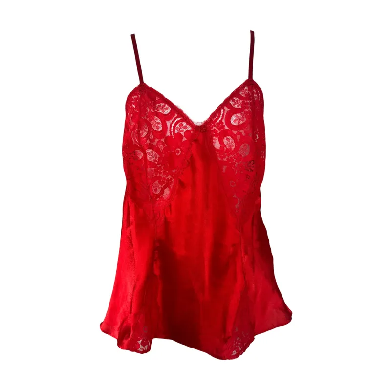 Red Satin Cami