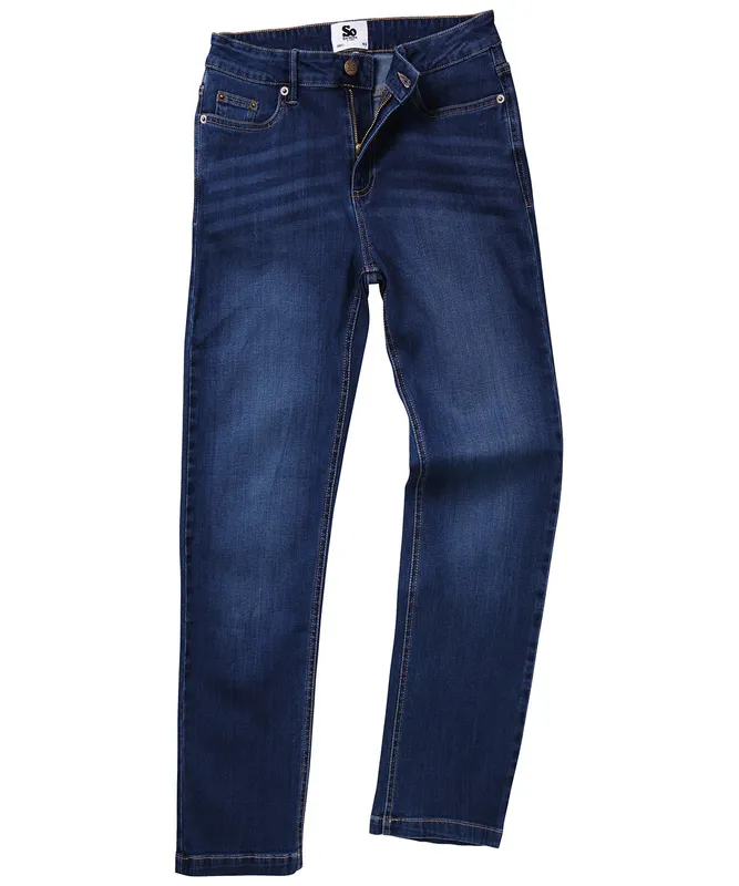 Relaxed Indigo Denim Shorts