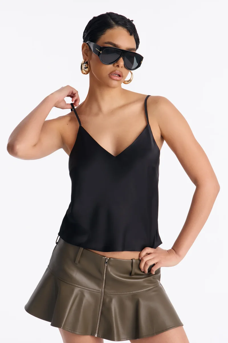 Rena Satin Cami Top