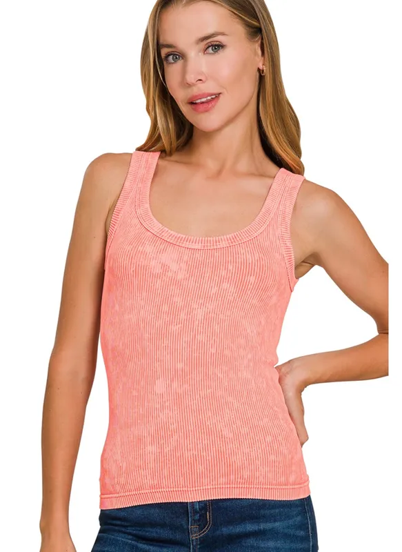 ' Ribbed Coral Tank