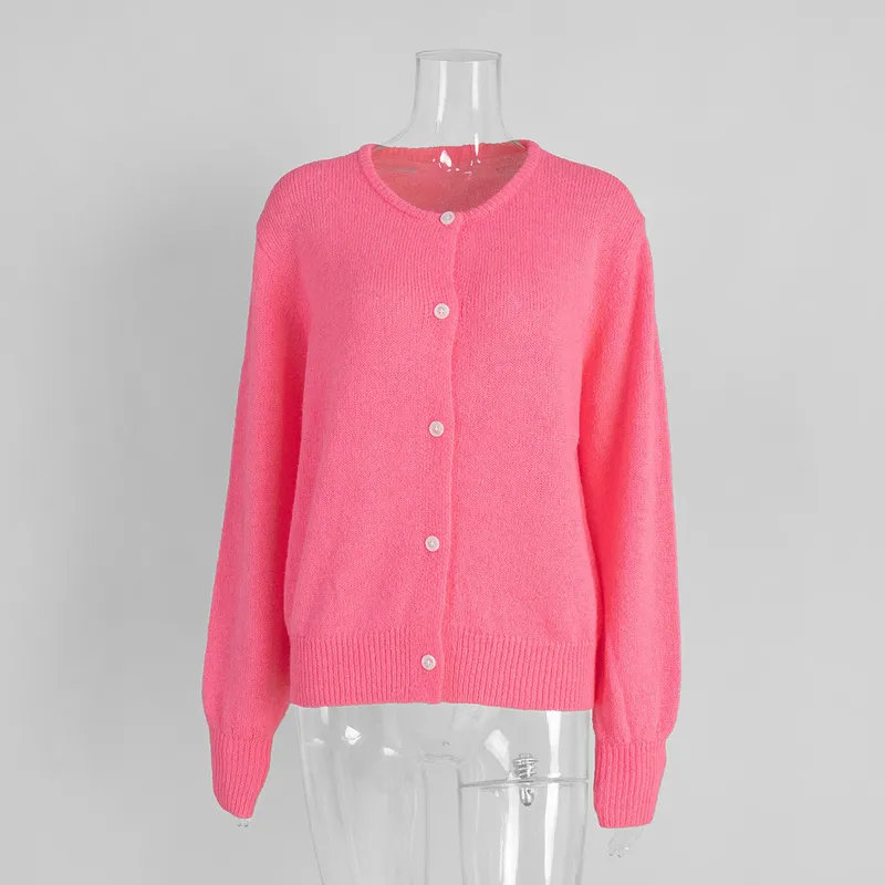 Rich Cream Ribbed Cardigan