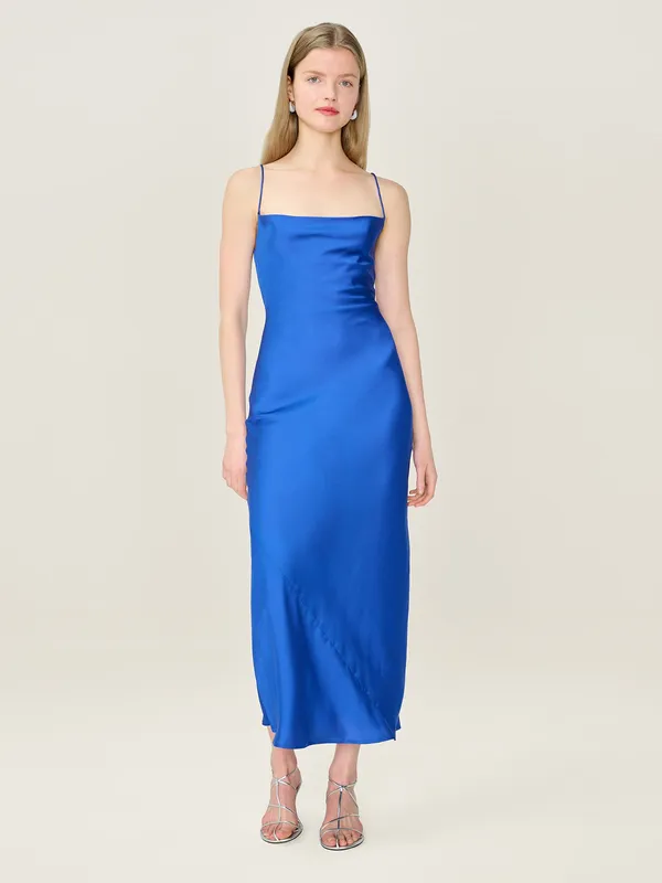 Riviera Dress In Cobalt
