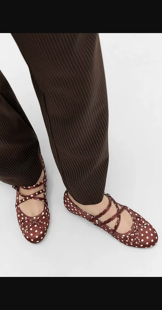 RAID Brown Varley Ballet Shoes