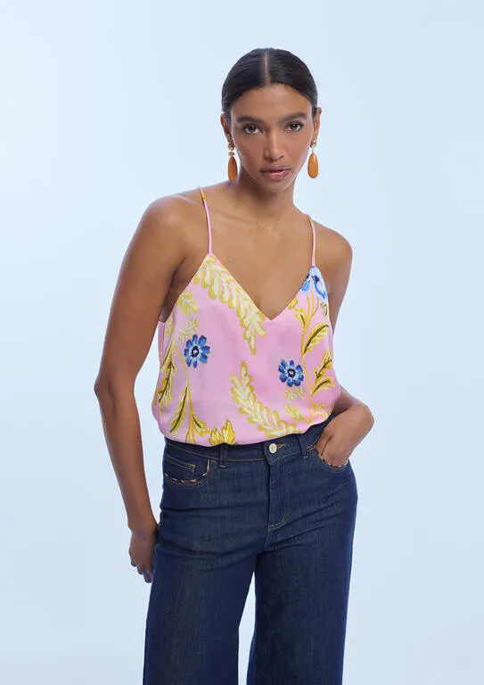 Satin Cami Pink