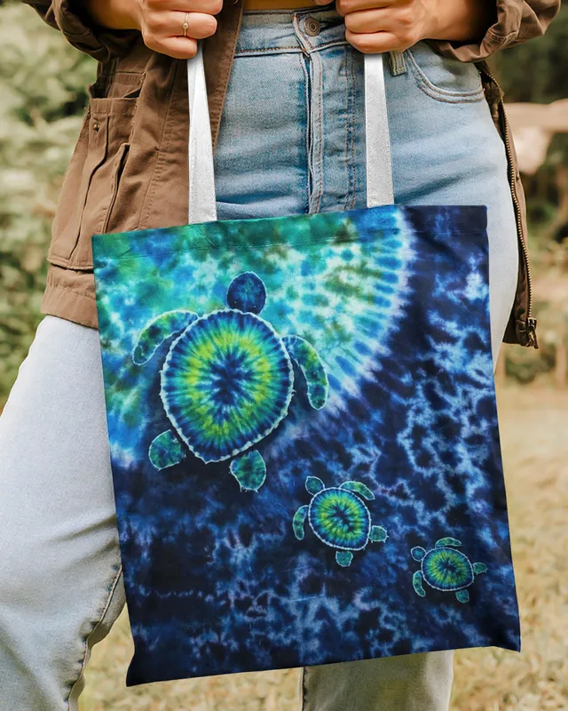 Sea Turtle Blue Ocean Swirl Tote Bag Tlno1304266
