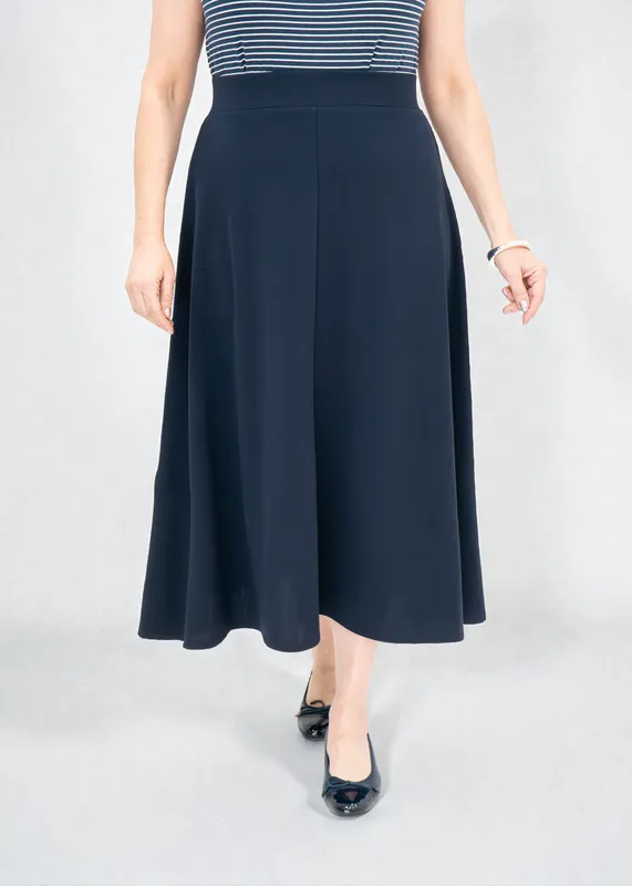 Shepherd' Crepe A-line Skirt