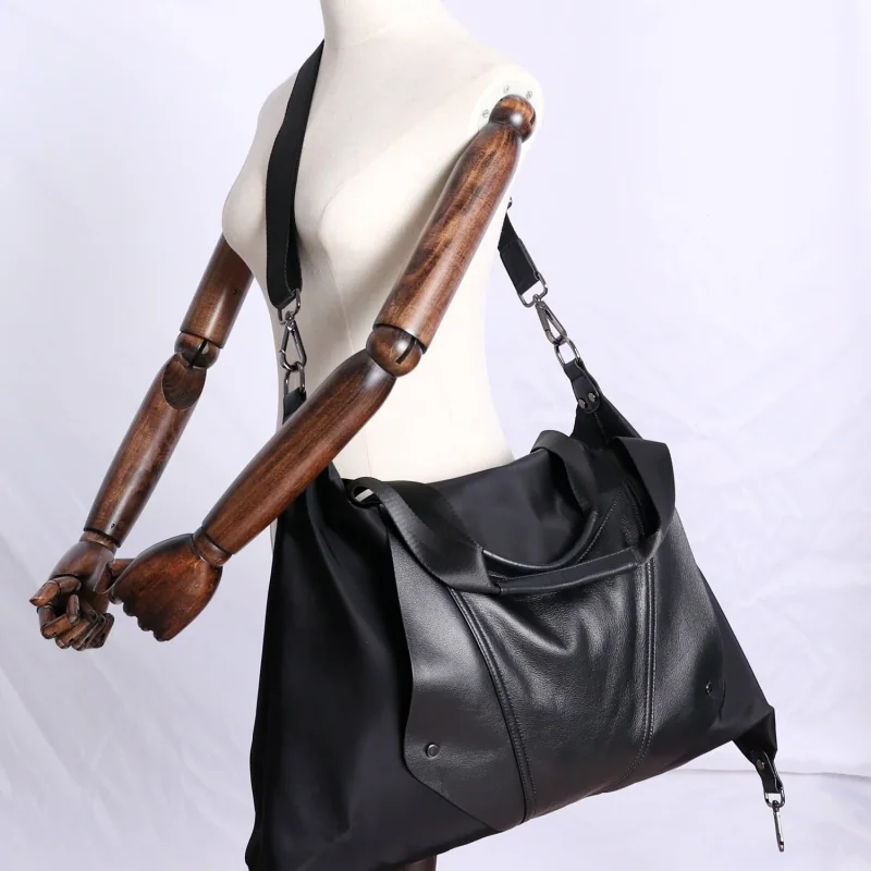 Black Nylon Duffle Bag