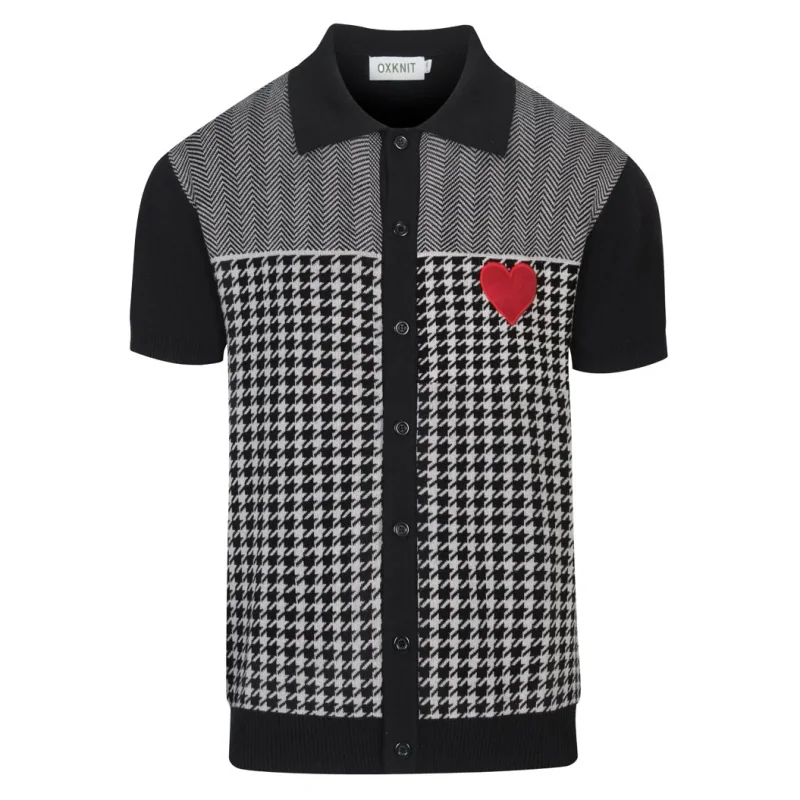 Black Retro Artistic Heart