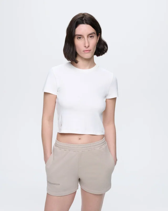Cropped T-shirt Off-white