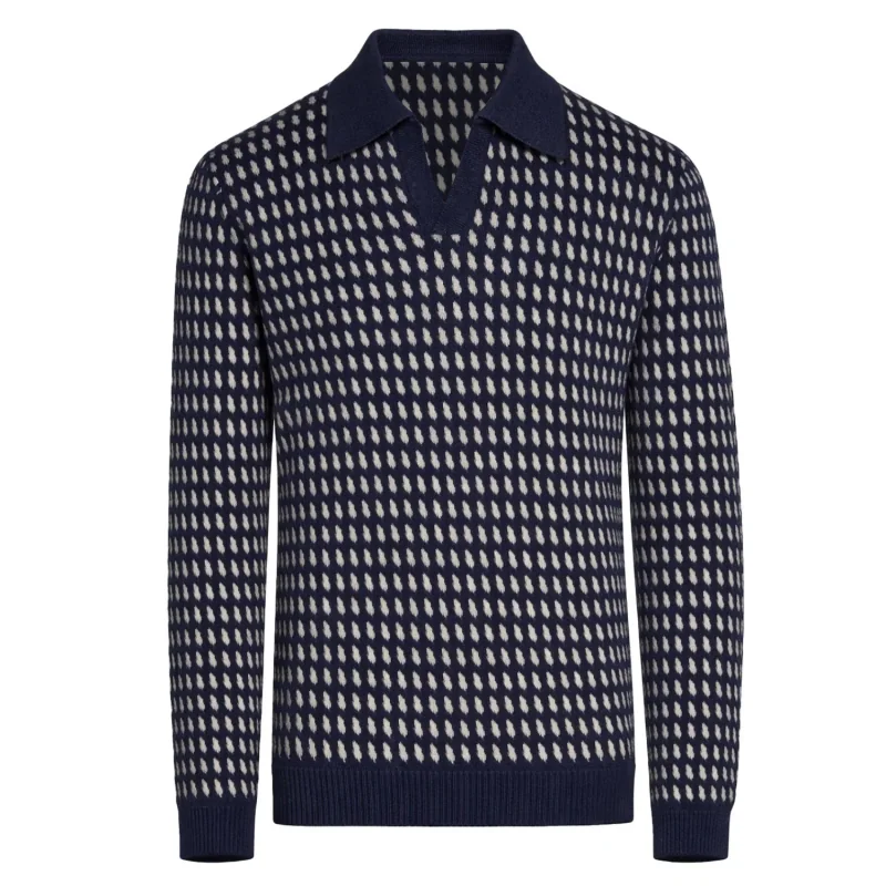 Dark Blue Art Retro