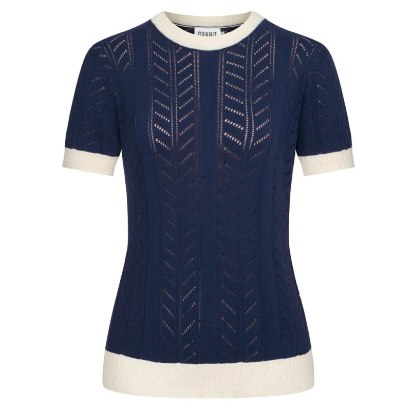 Dark Blue Simple Retro