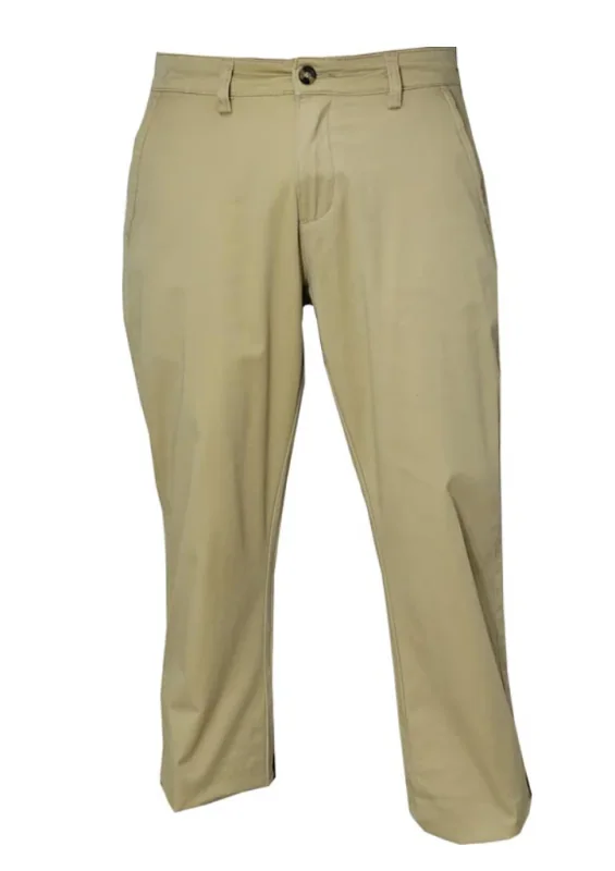 Khaki Relaxed Fit Pants