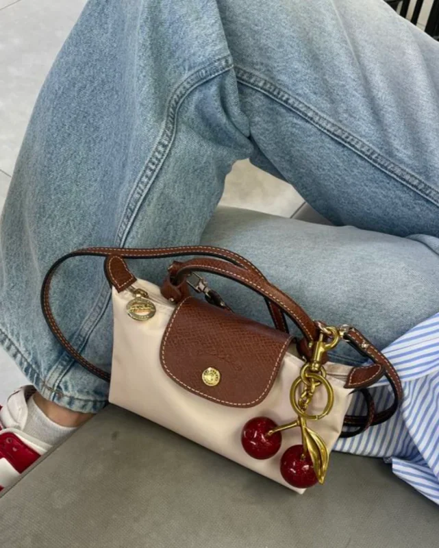 Handle Mini Pouch Bag