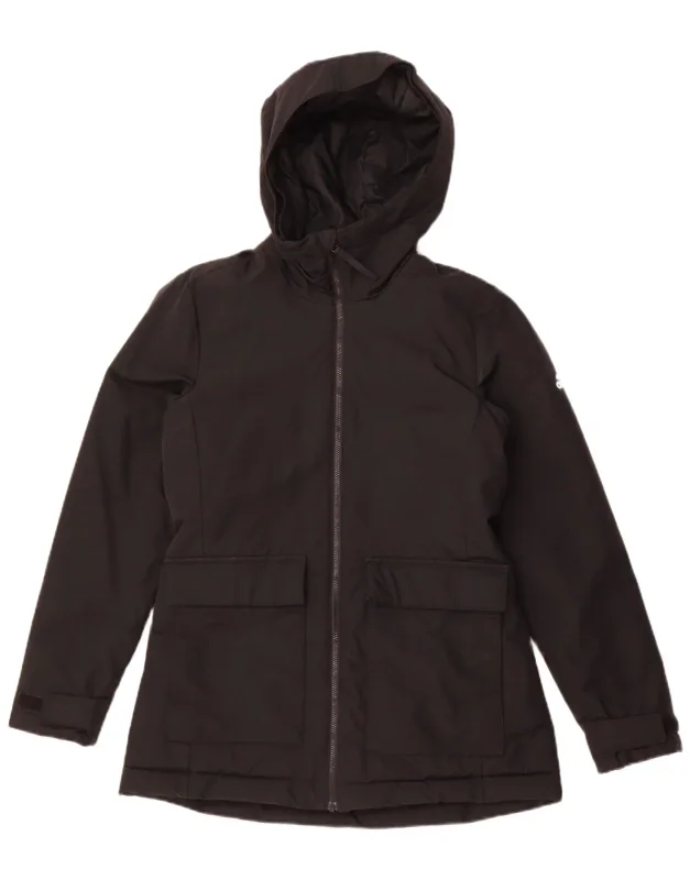 Hooded Windbreaker Jacket Black