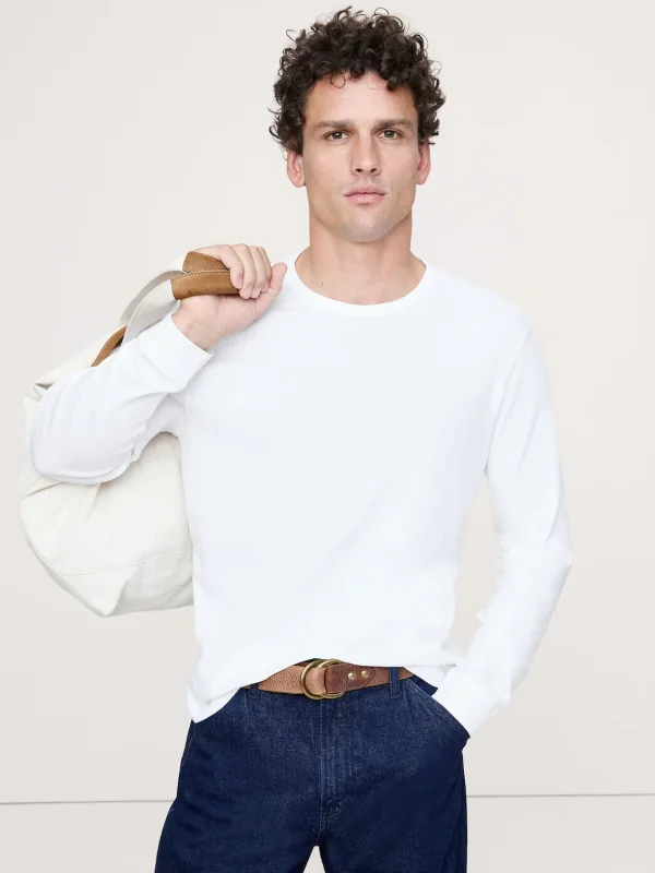 Cotton Jersey Long-sleeve T-shirt