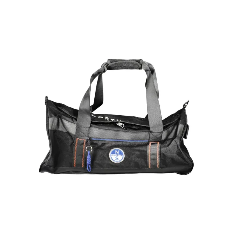 Black Polyester Duffle Bag