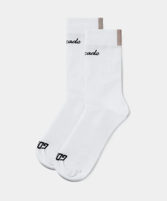 Signature Crew Socks White