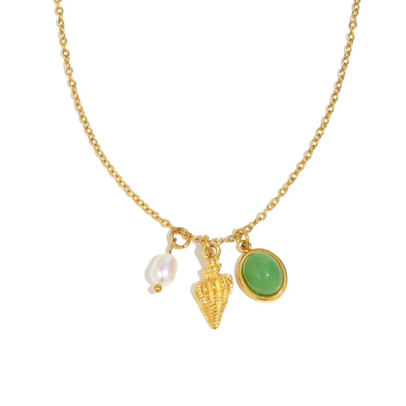 Minimalist Shell Pendant Necklace