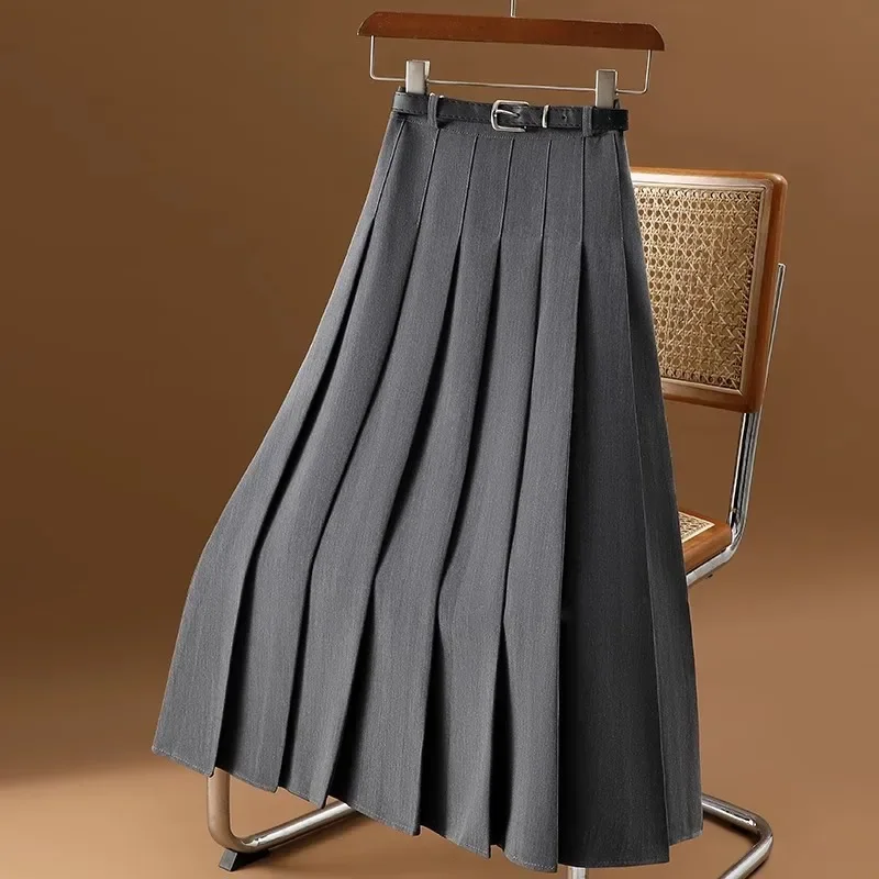 Pleated Midi Skirt Stylish