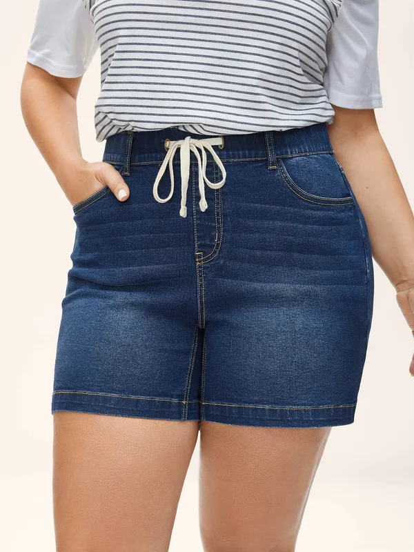 Pull-on Relaxed Fit Denim