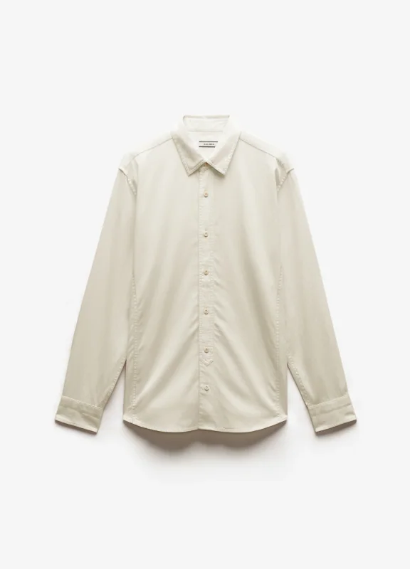 Relaxed Stitch Detail Overshirt