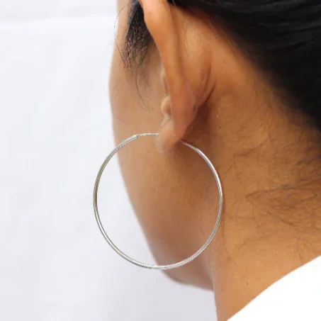 Sterling Silver Hoop Earrings