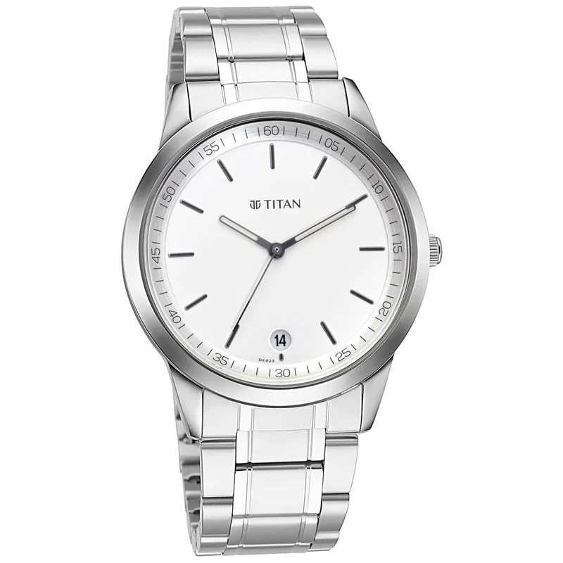 Titan Minimals White Dial