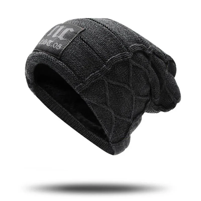 Double-layer Wool Beanie Thick