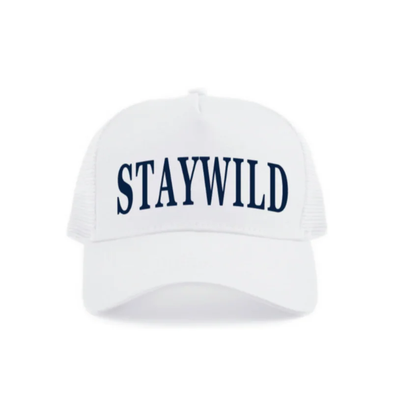 White Staywild Baseball Cap
