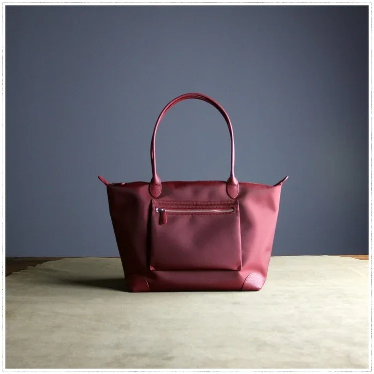 Wine Red Nylon Shoulder