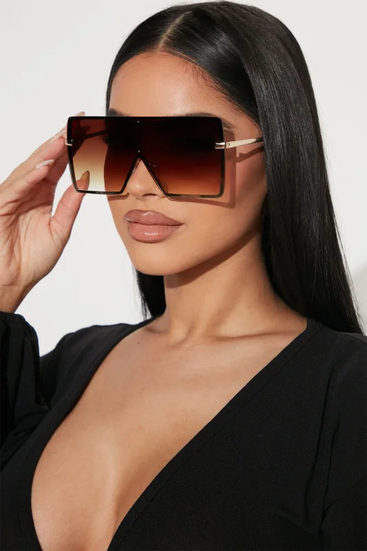 You Wish You Could Sunglasses Brown