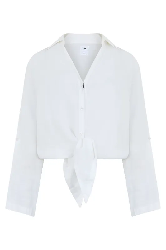 Short Linen Shirt