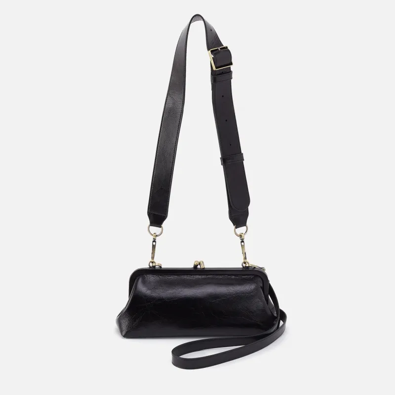 Shoulder Bag Alba Frame Small Shoulder Bag In Polished Leather