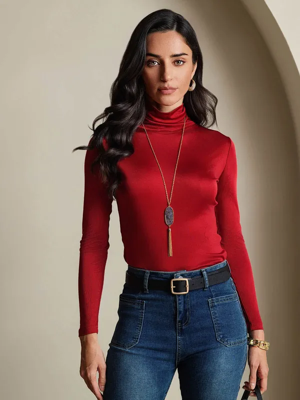 Silk Long Sleeve High