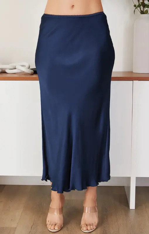 Silky Slip Skirt