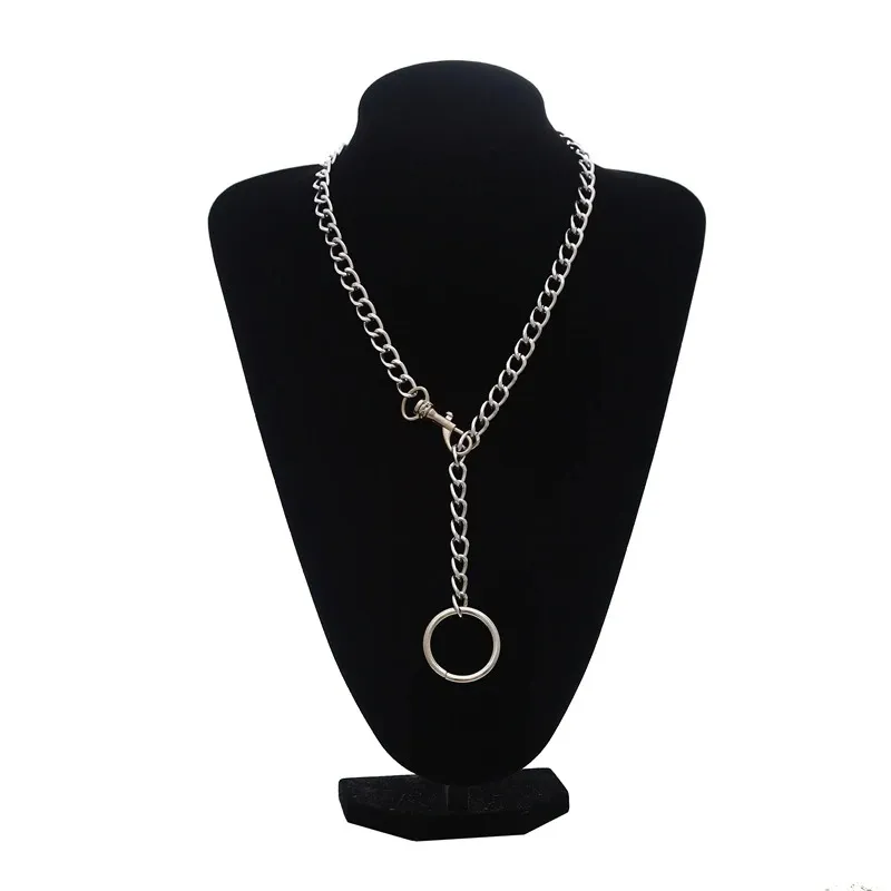Silver Chain Chokers Necklace Fasion Gothic