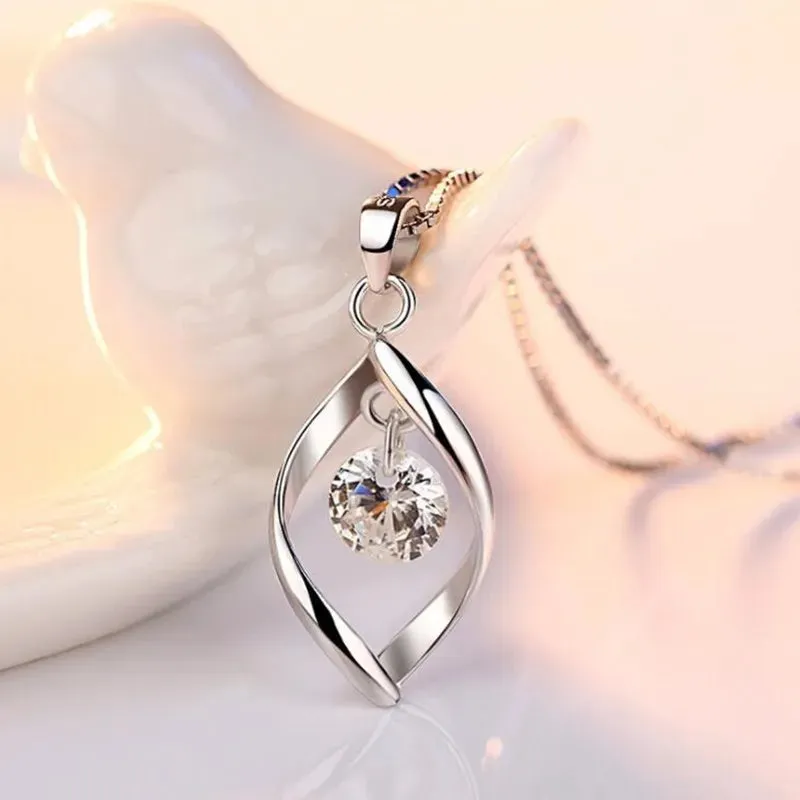 Silver Zircon Pendant