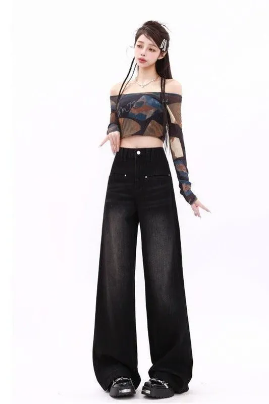 Sleek Black Slim Trousers