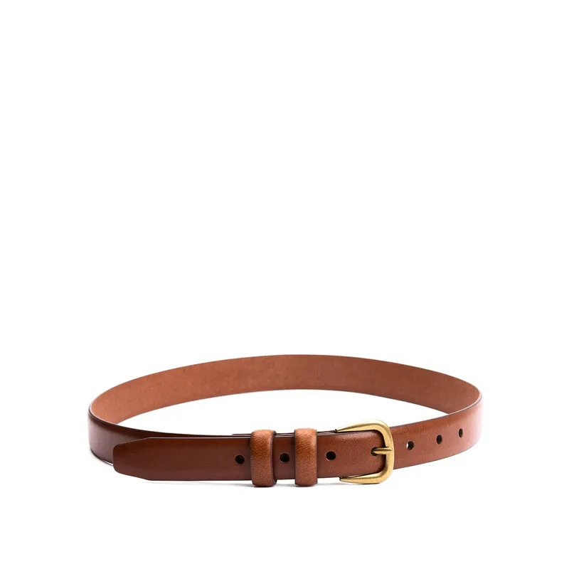 Slim Double Loop Leather