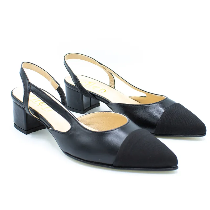Slingback Donna Nera