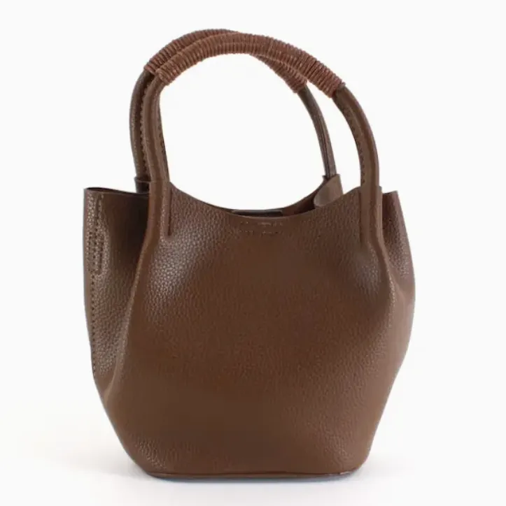 Small Tote Crossbody Bag-taupe
