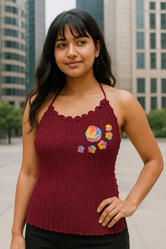 Soft Stylish And Lightweight Knitwear Rust