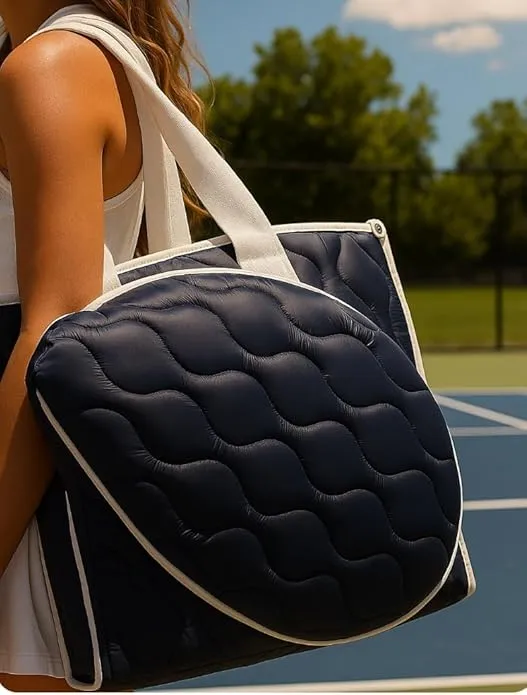 ***special Offer*** Tennis Quilted Lightweight Tennis Tote Navy